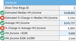 Customize report demographics