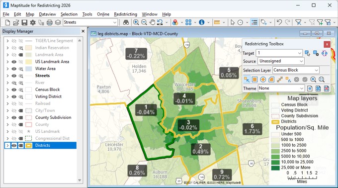 Maptitude for Redistricting 2026